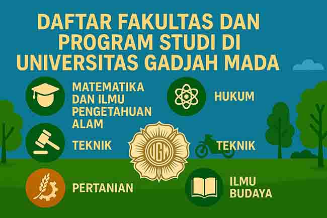 Daftar Fakultas dan Program Studi di Universitas Gadjah Mada