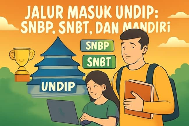 Jalur Masuk UNDIP SNBP SNBT dan Mandiri