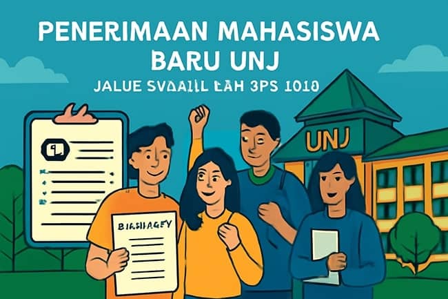 Penerimaan Mahasiswa Baru UNJ Jalur Syarat dan Tips Lolos